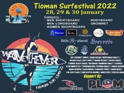 TIOMAN SURF FESTIVAL 2022 - JANUARY 28-30, 2022